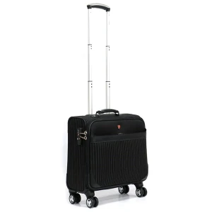 Vali kéo Sakos Atlas 16 inch (S) - Đen Kẻ