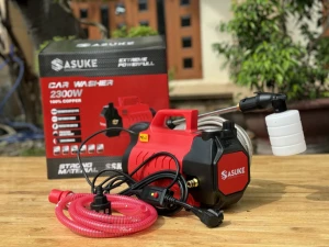 Máy rửa xe SASUKE SSK230 PLUS, mô tơ đồng, có chỉnh áp, 2300W