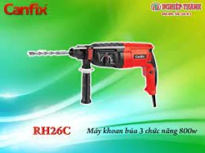 Máy Khoan Bê Tông 3 Chức Năng 800W 26mm Canfix RH26C