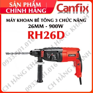 Máy Khoan Bê Tông 3 Chức Năng 900W 26mm Canfix RH26D