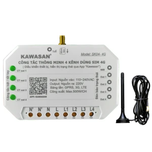 Công Tắc Thông Minh Dùng SIM 4G SK04-4G