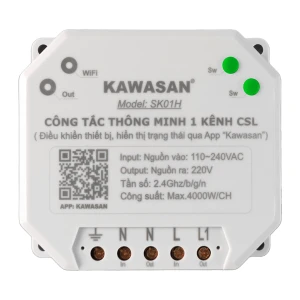 Công Tắc Wifi Thông Minh 1 Kênh Công Suất Lớn SK01H