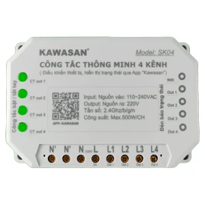 Công Tắc Wifi Thông Minh 4 Kênh SK04