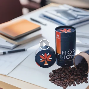 Hộp Thơm Cà Phê Khử Mùi, Hạt Cafe Trang Trí Bàn Làm Việc 85g