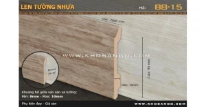 Len Tường nhựa B8-15