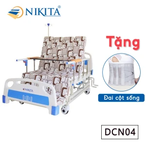 Giường Y Tế 4 Tay Quay Nghiêng Trái Phải NKT-DCN04