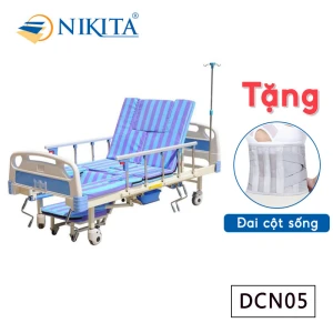 Giường Y Tế 5 Tay Quay Gội Đầu Tại Giường NKT-DCN05