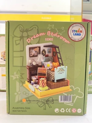 Bộ Đồ Chơi Sáng Tạo DIY Mô Hình Thu Nhỏ Phòng Ngủ Ấm Áp - HONGDA S2302