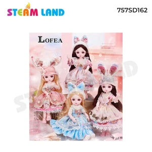 Bộ Sưu Tập Búp Bê Lolita Xinh Xắn 757SD162 Màu Hồng và xanh tai ngắn