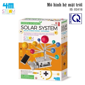 Đồ chơi (Giáo Dục STEM, Độ tuổi 5 ) Mô hình hệ mặt trời - 4M (Đồ chơi Khoa học, Lắp ráp)