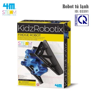 Đồ chơi (Giáo Dục STEM, Độ tuổi 5 ) Robot tủ lạnh - 4M (Đồ chơi Khoa học, Lắp ráp)