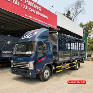 JAC N750 PLUS E5 Thùng Bạt 6m2, Tải 7,3 Tấn 180 Mã Lực
