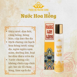 Nước hoa hồng Phấn Nụ Hoàng Cung cân bằng ẩm cho da se khít lỗ chân lô