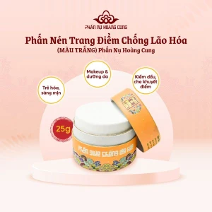 Phấn trang điểm chống lão hóa (NÉN trắng)