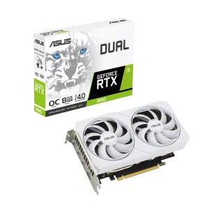 Card đồ họa Asus Dual GeForce RTX 3060 White OC Edition (8GB/ GDDR6/ 128 bit)