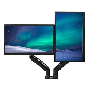 Giá treo màn hình North Bayou F195A (2 màn hình/ 22inch - 32inch/ Đen/ Gắn bàn)