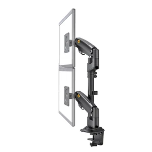 Giá treo màn hình North Bayou H180 (2 màn hình/ 17inch - 27inch/ Đen/ Gắn bàn)