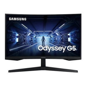 Màn hình gaming Samsung Odyssey G5 LC27G55TQBEXXV (Màn cong/ 27.0Inch/ 2K (2560x1440)/ 1ms/ 144Hz/ 250cd/m2/ VA)