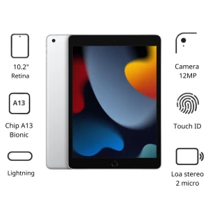 Máy tính bảng Apple IPad Gen 9 10.2 Wifi (64GB/ Silver)