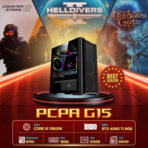 Máy tính để bàn PCPA G15 I5/16G/512SSD/RTX4060TI