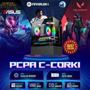 PC PCPA C-CORKI I3/ 8GB/ GTX1650 (i3 10105F/ 8GB/ 240Gb SSD/ GTX 1650/ NoOS/ 3Y)
