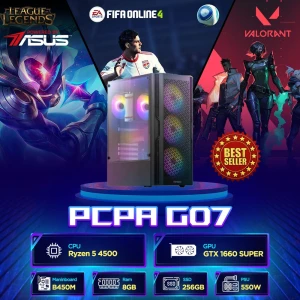 PC PCPA G07 R5/8G/GTX1660S (R5 4500/ 8GB/ 256Gb SSD/ GTX 1660/ NoOS/ 3Y)