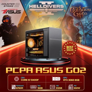 PC PCPA Gaming -I5/16G/RTX3060 (i5 13400F/ 16GB/ 512GB SSD/ RTX 3060 8Gb/ NoOS/ 3Y)