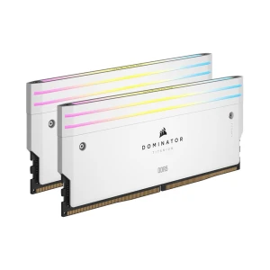 Ram desktop Corsair DOMINATOR TITANIUM RGB White 32GB (2x16GB) DDR5 6000MHz (CMP32GX5M2B6000C30W)