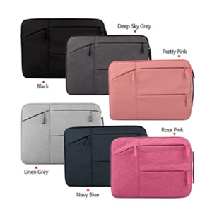 Túi chống sốc laptop có quai xách 15.6 Inch (Xám)