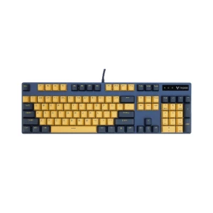 Bàn phím cơ gaming có dây Rapoo V500 Pro Yellow Blue (Blue switch)