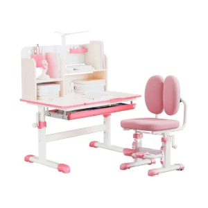 Bộ bàn ghế chống gù Sakawin S80 G80 - Hồng