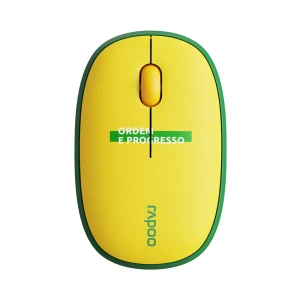 Chuột không dây Rapoo M650 Silent Brazil Yellow Green (Bluetooth + Wireless 2.4G)
