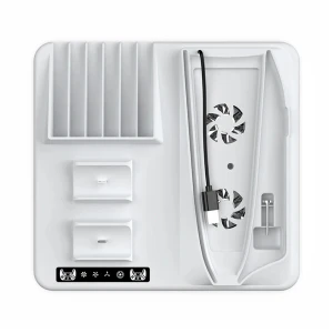 Đế đứng đa năng kiêm sạc tản nhiệt cho PS5 Slim Íplay HBP-537 Màu Trắng