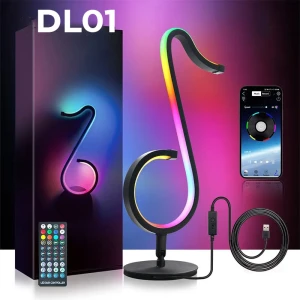 Đèn LED trang trí RGB đặt bàn Legion DL01 - Hình dạng nốt nhạc