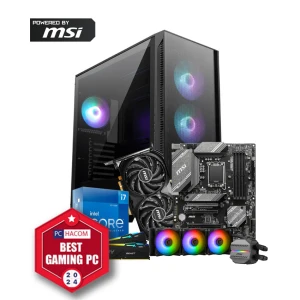 HACOM APOLLO i21  (i7 12700F/B760/32G RAM/RTX 4060/650W) ( POWER BY MSI )