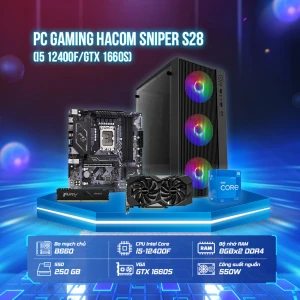 HACOM SNIPER S28 ( i5 12400F/GTX 1660S)