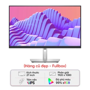 Màn hình Dell P2722H (27inch/FHD/IPS/60Hz/8ms/300nits/HDMI DP VGA USB) - Cũ Đẹp (Full box)