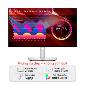 Màn hình Dell Ultrasharp U2722DX (27 inch/QHD/IPS/60Hz/8ms/USB-C) - Cũ đẹp