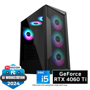 PC HACOM AI Beginner S1 (GeForce RTX 4060 Ti/i5-14400F/B760/32GB RAM/1TB SSD/650W)