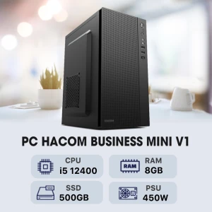PC HACOM BUSINESS MINI V1 (Intel i5 12400/8GB RAM/500GB SSD) MNK