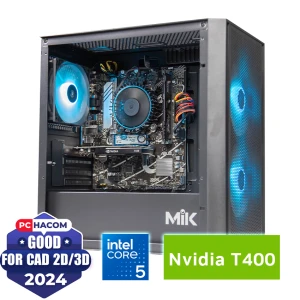 PC HACOM CAD C125 (i5-13400F/B760/16GB RAM/500GB SSD/T400 4GB/550W)
