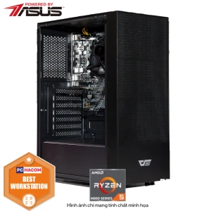 PC HACOM Designer D115 (Ryzen 5 4600G/B450/8GB RAM/240GB SSD/500W)