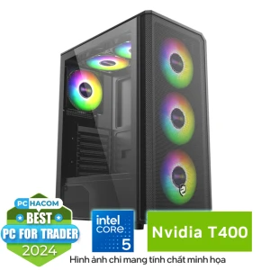 PC HACOM Trader T006 (i5-12400F/B760/16GB RAM/500GB SSD/2x Nvidia T400 4GB/550W)