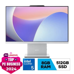 PC Lenovo AIO 24IRH9 (F0HN0030VN) (i5-13420H/8GB RAM/512GB SSD/23.8 FHD/WL BT/K M/Win11/Xám sáng)