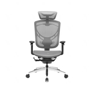 Ghế Công Thái Học  GTCHAIR IVINO M - Đen (khung đen. lưới xám)