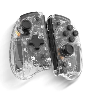 Tay cầm chơi game IINE Split Pad Pro Joycon cho Nintendo Switch, màu trong suốt