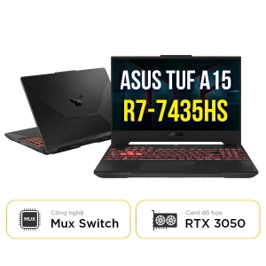 New 100% Laptop ASUS TUF Gaming A15 FA506NCR-HN047W - AMD R7-7435HS | 16GB DDR5 | RTX 3050 | 15.6 Full HD 144Hz
