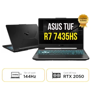 New 100% Laptop Asus TUF Gaming A15 FA506NFR-HN075W - AMD Ryzen 7 7435H | 16GB | RTX 2050 | 15.6 inch Full HD 144Hz