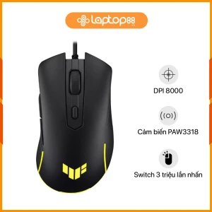 Asus TUF M3 Gen II - Thiết kế siêu bền, đẹp - DPI tới 8000 không độ trễ