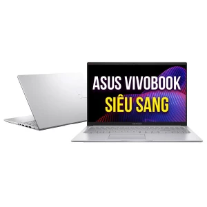 Asus Vivobook 15 X1504VA: Siêu sang - Chip gen 13 mới nhất 2023 làm photoshop, chiến game nhẹ cực mượt